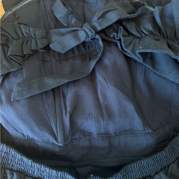 Strapless Black Ruffle Top - Picture 5 of 5